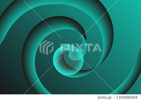 green spiral abstract gradient circular wave design 130906069