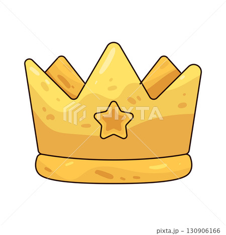 illustration of toy crown illustration of toy crown 130906166