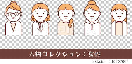 人物コレクション：女性 130907005
