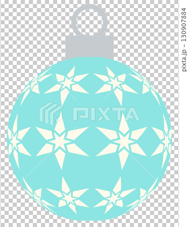 クリスマス飾り オーナメント1 星 ミントグリーン 130907884