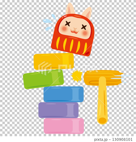 Year of the Rabbit Daruma Drop Failed Year of the Rabbit Daruma Drop Failed 130908101