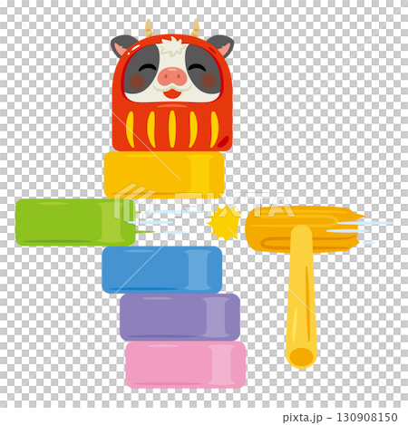 Year of the Ox Daruma Drop Success 130908150