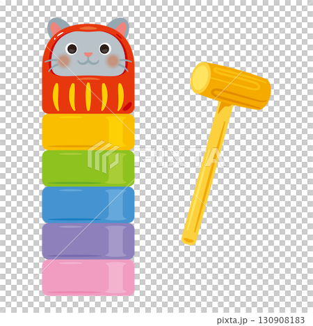 子年の達磨落とし 130908183