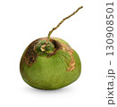 Green coconut Fruit an isolated on white background 130908501