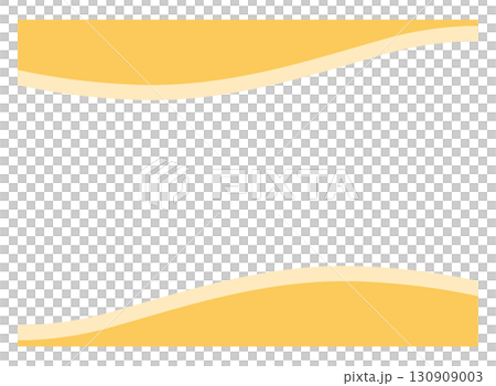 Orange frame with gentle wave pattern 130909003