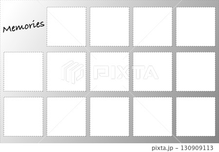 シンプル正方形フォトフレームmemory 写真入れ可能グラデーション背景 ホワイト・グレー・ブラック シンプル正方形フォトフレームmemory 写真入れ可能グラデーション背景 ホワイト・グレー・ブラック 130909113