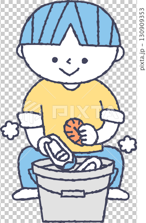 小孩洗鞋 130909353