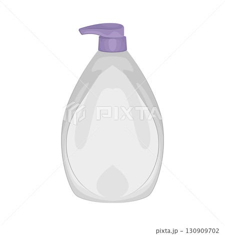 Illustration of soap bottle 130909702