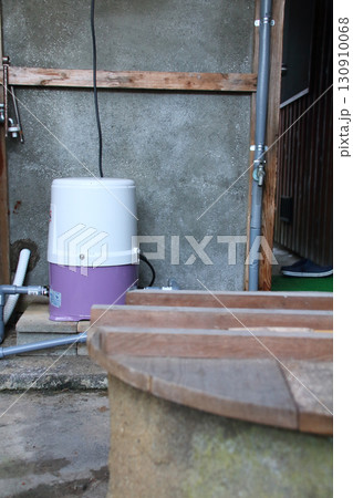 災害時の備え、日常生活における生活用水として活用されている井戸用電動ポンプ 130910068