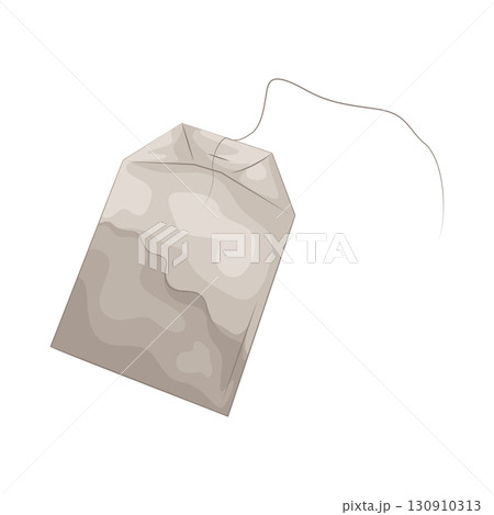 Illustration of tea bag 130910313