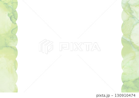 可愛いフレーム 水彩 ふわふわ 水彩風 130910474