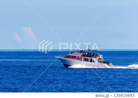 無人島のナガンヌ島とクエフ島。 本島から12km沖にある、白く美しいビーチ。ボートやヘリコプターも。 130910693