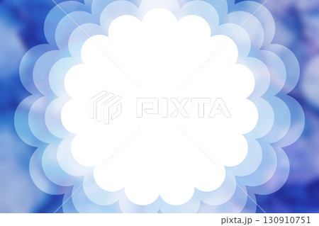 可愛いフレーム 水彩 ふわふわ 水彩風 花 可愛いフレーム 水彩 ふわふわ 水彩風 花 130910751