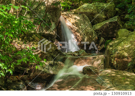 大津市北小松の渓流　楊梅の滝下流　滋賀県 130910913