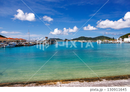 座間味港に到着した。ザトウクジラの像が出迎えてくれる。沖縄県島尻郡慶良間諸島-2025/6/27 130911645