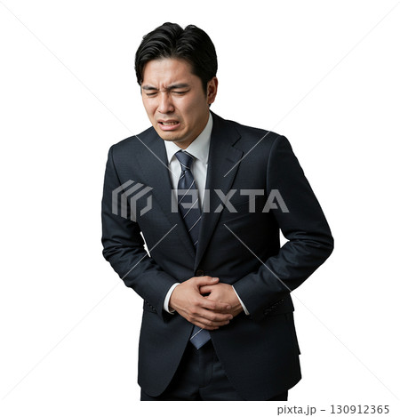 ストレスに苦しむサラリーマン ストレスに苦しむサラリーマン 130912365