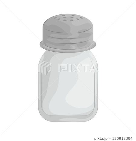 Illustration of salt bottle Illustration of salt bottle 130912394