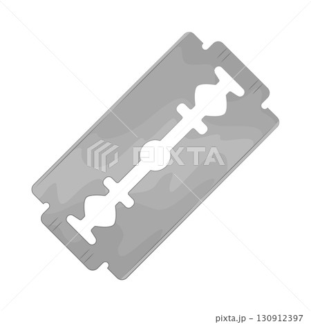 Illustration of razor blade Illustration of razor blade 130912397