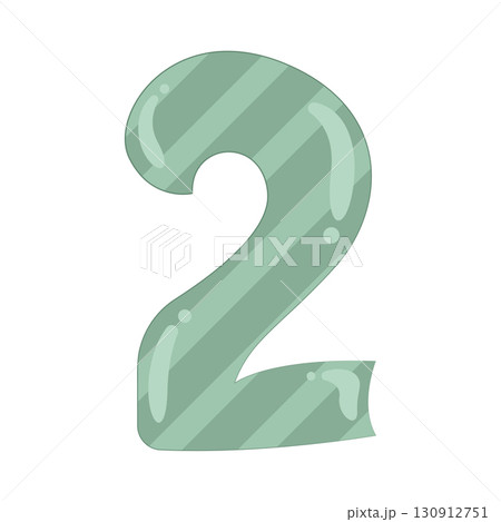 Illustration of Number 2 130912751