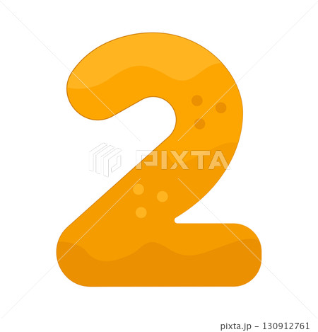 Illustration of Number 2 130912761