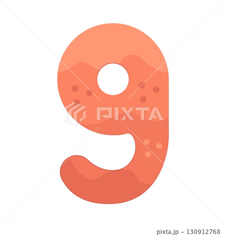Illustration of Number 9 130912768