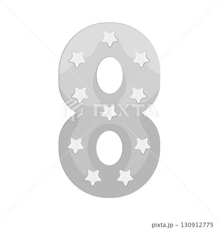 Illustration of Number 8 130912775