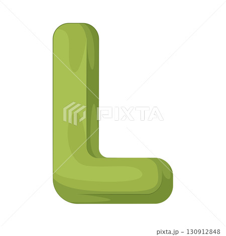 Illustration of Alphabet Letter L 130912848