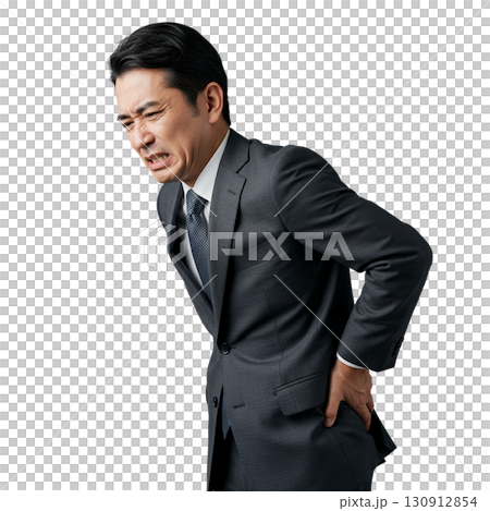 体調不良のサラリーマン 体調不良のサラリーマン 130912854