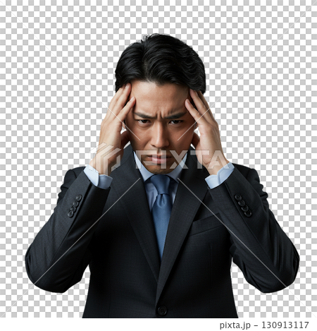 体調不良のサラリーマン 体調不良のサラリーマン 130913117