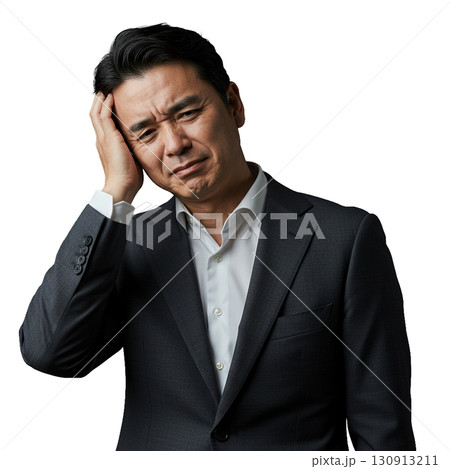 体調不良のサラリーマン 130913211