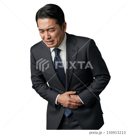 体調不良のサラリーマン 体調不良のサラリーマン 130913213