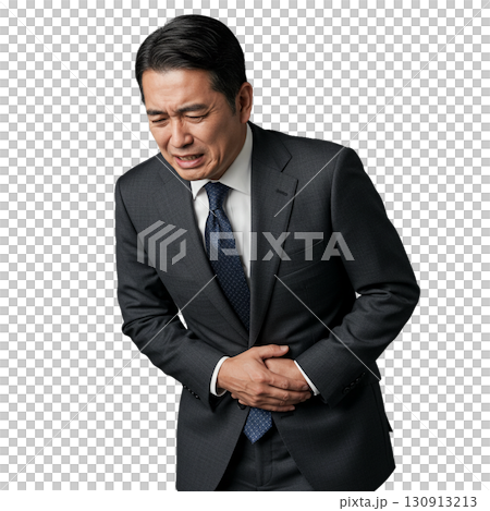 体調不良のサラリーマン 体調不良のサラリーマン 130913213