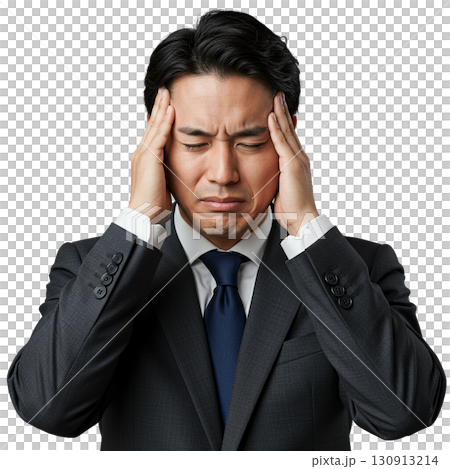 体調不良のサラリーマン 130913214