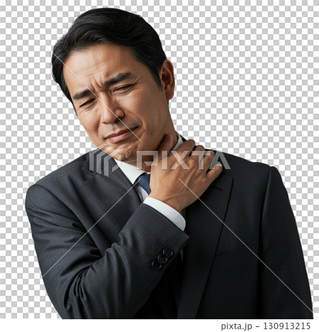 身體狀況不佳的薪水男子 130913215