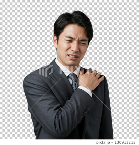 身體狀況不佳的薪水男子 130913218