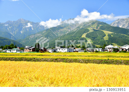 白馬村の風景/五竜岳~白馬八方尾根スキー場方面を望む(長野県白馬村)【2025.9】 白馬村の風景/五竜岳~白馬八方尾根スキー場方面を望む(長野県白馬村)【2025.9】 130913951