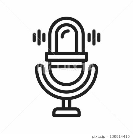 Voice assistant icon. Suitable for mobile apps, web apps and print media. Voice assistant icon. Suitable for mobile apps, web apps and print media. 130914410