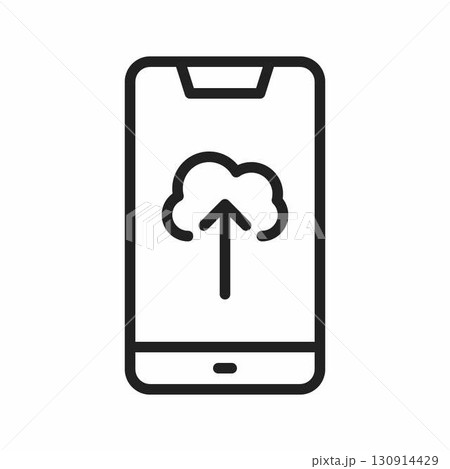 Upload cloud icon. Suitable for mobile apps, web apps and print media. Upload cloud icon. Suitable for mobile apps, web apps and print media. 130914429