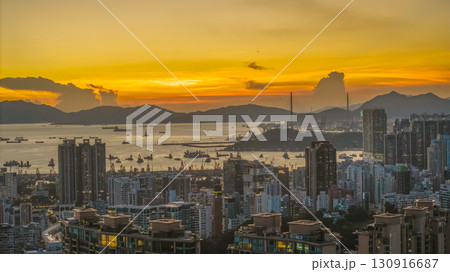 Sept 12 2025 Cityscape of Yau Tsim Mong District Hong Kong 130916687