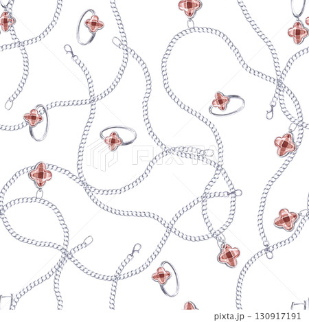 Seamless pattern with sultanite pendants, rings. Watercolor illustration hand drawn for packaging design, interior design, fabric printing. Seamless pattern with sultanite pendants, rings. Watercolor illustration hand drawn for packaging design, interior design, fabric printing. 130917191