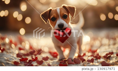 Puppy Love Valentines Day Delight. 130917971