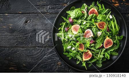 Delicious Fig and Arugula Salad. 130918140