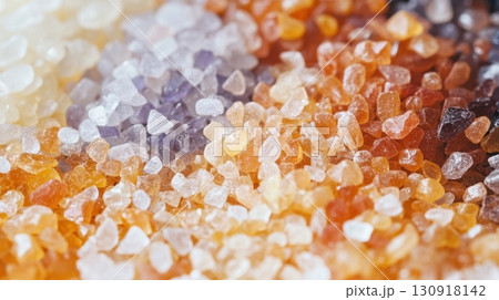 Colorful Crystal Salt Texture. 130918142