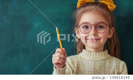 Smart girl ready to learn. Smart girl ready to learn. 130918149