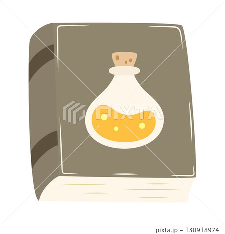 magic spell book isolated 130918974