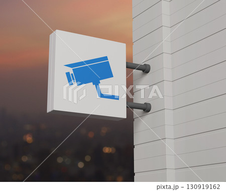 Technology security and safety online concept, 3D rendering 130919162