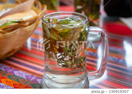 Coca and Muna Leaf Infusion in Peru 130919307