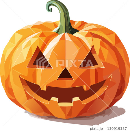 ハロウィン(オレンジ色のカボチャ)ジャック・オー・ランタン(Jack-o'-Lantern) ハロウィン(オレンジ色のカボチャ)ジャック・オー・ランタン(Jack-o'-Lantern) 130919387