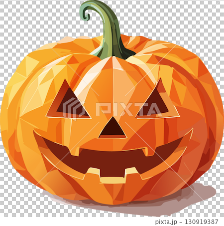 ハロウィン(オレンジ色のカボチャ)ジャック・オー・ランタン(Jack-o'-Lantern) ハロウィン(オレンジ色のカボチャ)ジャック・オー・ランタン(Jack-o'-Lantern) 130919387