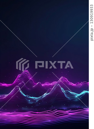 Glassy Sheen Wave Lines for Album Covers 130919933